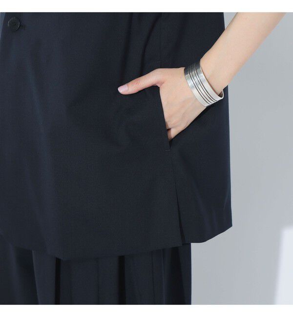 BEAMSBOY「maturely / ティーダブワン ボタン ウェーブ ベスト」|ベスト・ジレ|