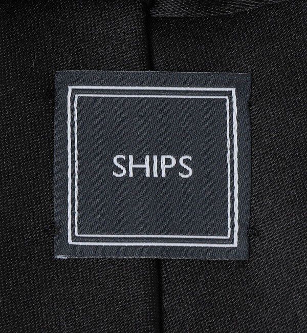 SHIPS「SHIPS: 【フォーマル】 サテン ブラック ネクタイ」|ネクタイ・蝶ネクタイ|