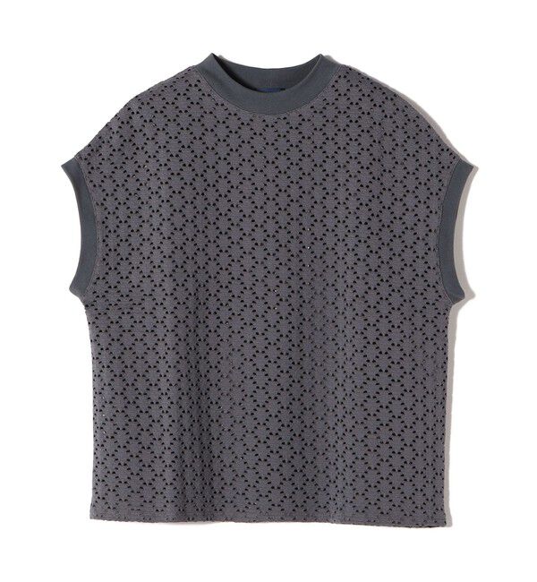 SHIPS for women「《一部追加予約》【WEB限定】〈手洗い可能〉アイレット クルーネック プルオーバー」|Tシャツ・カットソー|