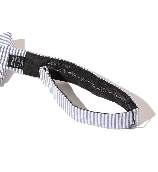 SHIPS「Southwick: コットン シアサッカー ボウタイ」|ネクタイ・蝶ネクタイ|