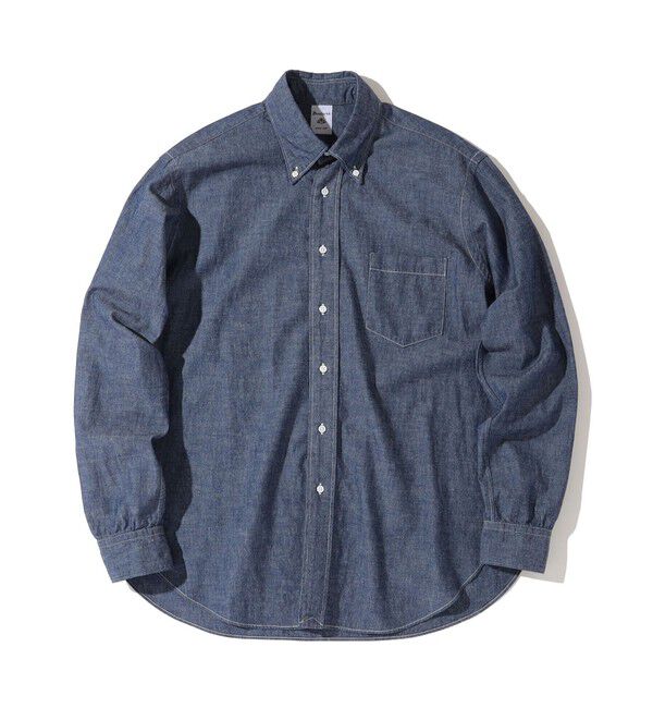 SHIPS「Southwick: Gate Label オックスフォード ボタンダウンシャツ」|シャツ・ブラウス|ブルー