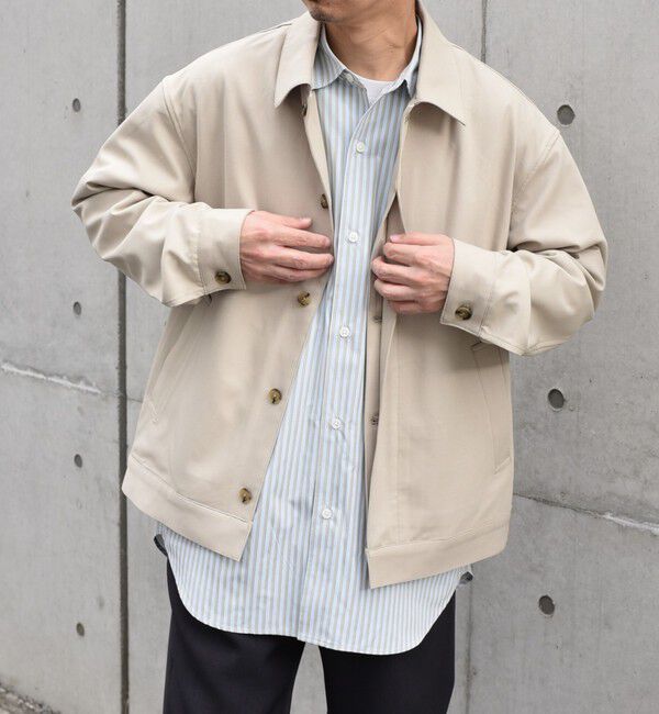 SHIPS any「SHIPS any: 〈手洗い可能〉 ショート ブルゾン 24FW◇」|ブルゾン・スタジャン|