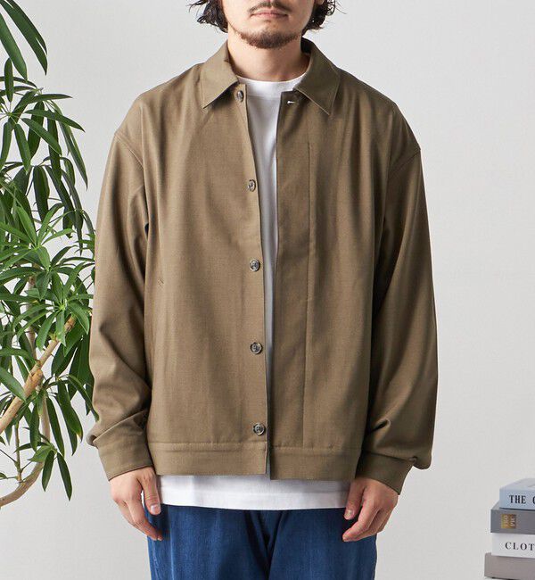 SHIPS any「SHIPS any: 〈手洗い可能〉 ショート ブルゾン 24FW◇」|ブルゾン・スタジャン|