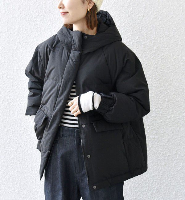 SHIPS any「SHIPS any: フーディ ショート ダウン ジャケット」|ダウン|