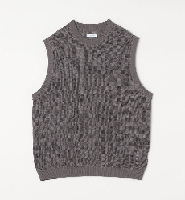 SHIPS any「SHIPS any: 〈洗濯機可能〉シアー ニット クルーネック プルオーバー ベスト◇」|ベスト・ジレ|