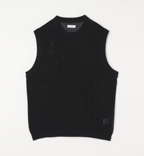 SHIPS any「SHIPS any: 〈洗濯機可能〉シアー ニット クルーネック プルオーバー ベスト◇」|ベスト・ジレ|