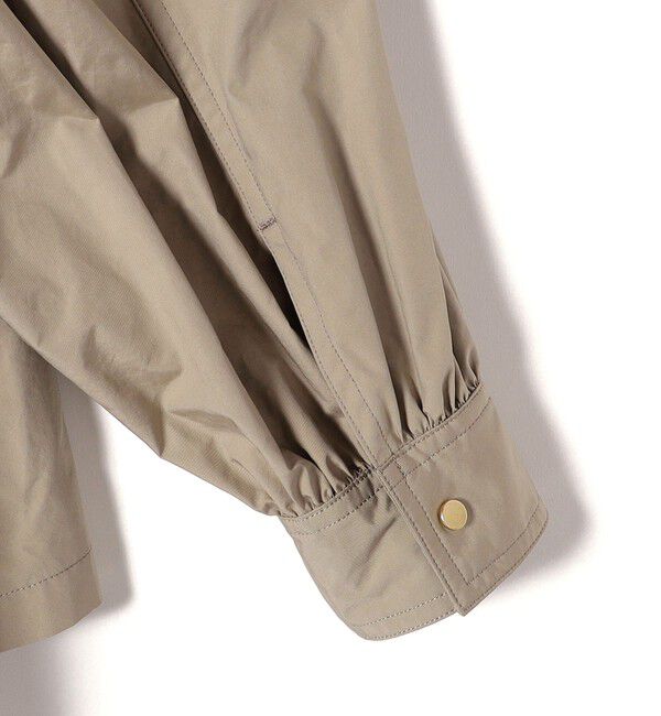 SHIPS for women「〈手洗い可能〉割繊 ナイロン スタンドカラー ギャザー ブルゾン◇」|ブルゾン・スタジャン|