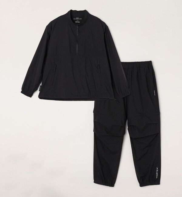 SHIPS any「SHIPS any: 〈撥水・透湿・軽量〉PERTEX(R) ハーフジップ プルオーバー ブルゾン (セットアップ対応)◇」|ブルゾン・スタジャン|