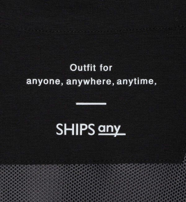 SHIPS any「SHIPS any: 〈撥水・透湿・軽量〉PERTEX(R) ハーフジップ プルオーバー ブルゾン (セットアップ対応)◇」|ブルゾン・スタジャン|