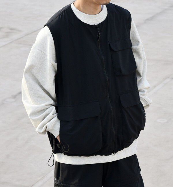 SHIPS any「SHIPS any: 〈撥水・透湿・軽量〉PERTEX(R) ベスト (セットアップ対応)◆」|ベスト・ジレ|