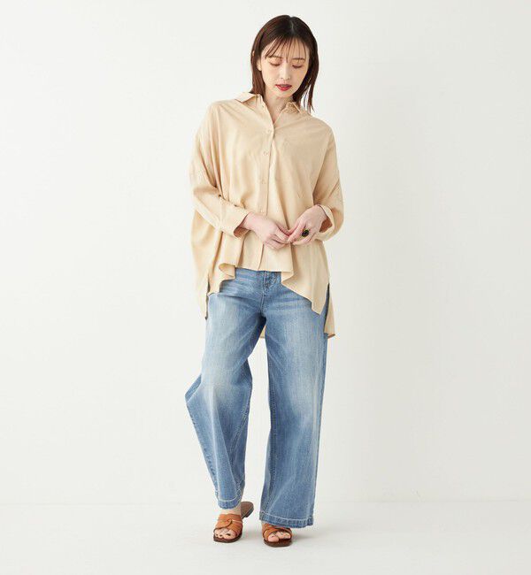 SHIPS Colors 「SHIPS Colors:〈手洗い可能〉ポンチョ シャツ」|シャツ・ブラウス|