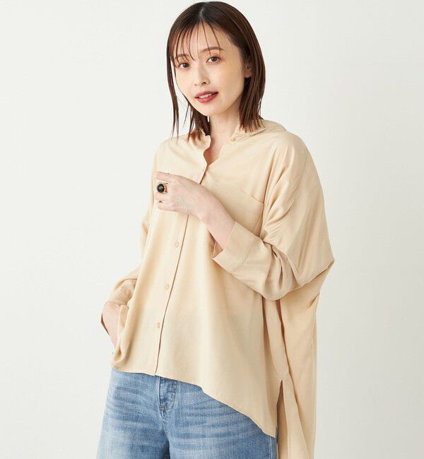 SHIPS Colors 「SHIPS Colors:〈手洗い可能〉ポンチョ シャツ」|シャツ・ブラウス|