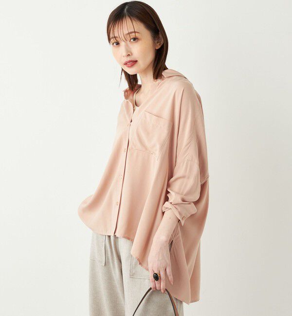 SHIPS Colors 「SHIPS Colors:〈手洗い可能〉ポンチョ シャツ」|シャツ・ブラウス|