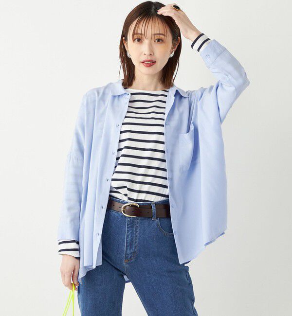 SHIPS Colors 「SHIPS Colors:〈手洗い可能〉ポンチョ シャツ」|シャツ・ブラウス|