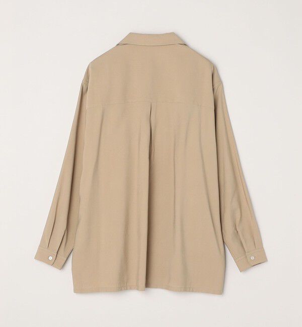 SHIPS any「SHIPS any: 〈洗濯機可能〉ビスコース モザイクツイル ライト オープンカラー シャツ◇」|シャツ・ブラウス|