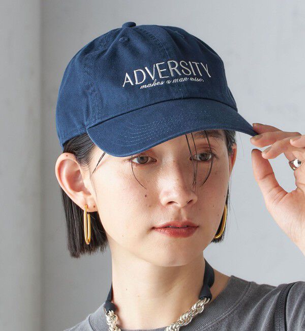 SHIPS for women「刺繍 ロゴ キャップ 24FW」|キャップ・キャスケット|ネイビー