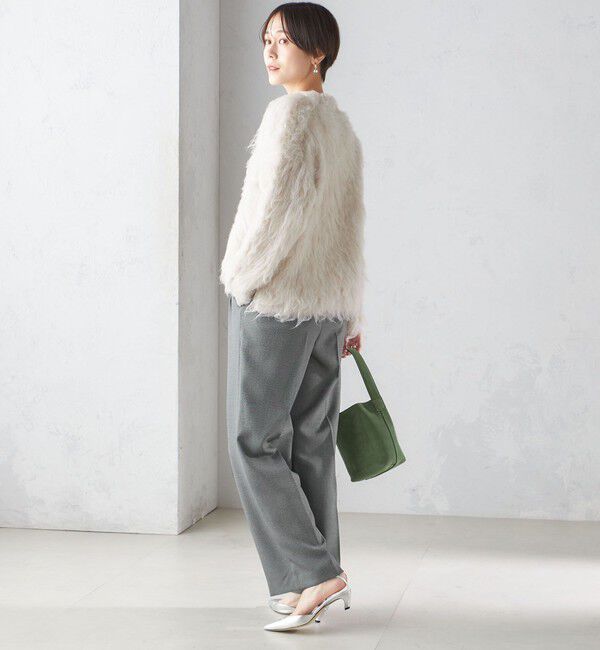 SHIPS for women「〈手洗い可能〉シャギー ファー カーディガン」|カーディガン|