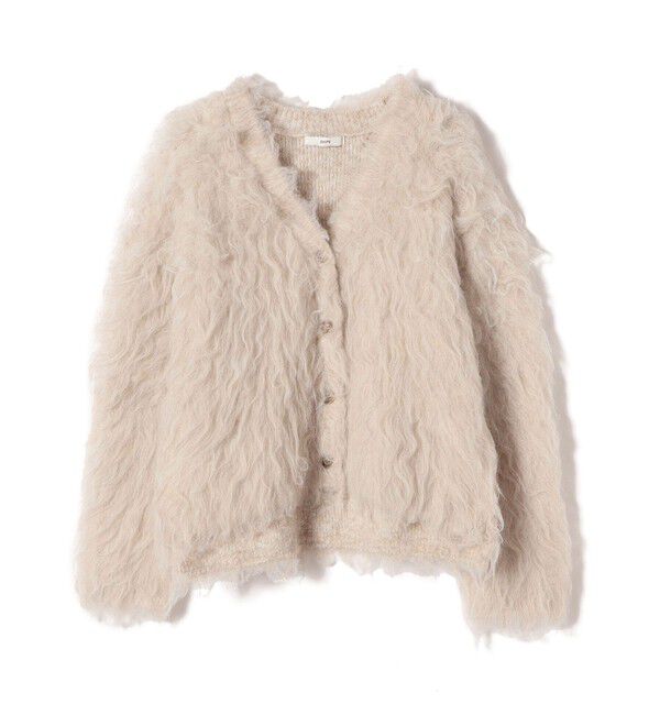 SHIPS for women「〈手洗い可能〉シャギー ファー カーディガン」|カーディガン|
