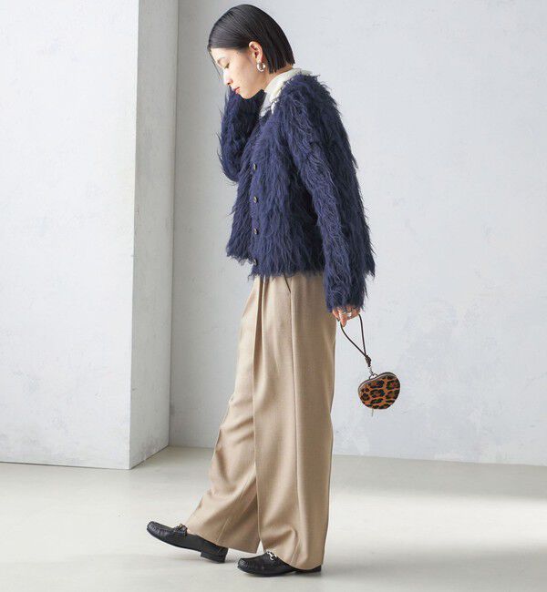 SHIPS for women「〈手洗い可能〉シャギー ファー カーディガン」|カーディガン|