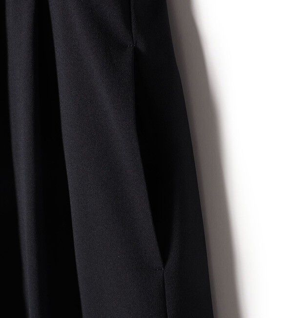 SHIPS for women「〈手洗い可能〉梳毛調 深V ノースリーブ ワンピース」|ワンピース|