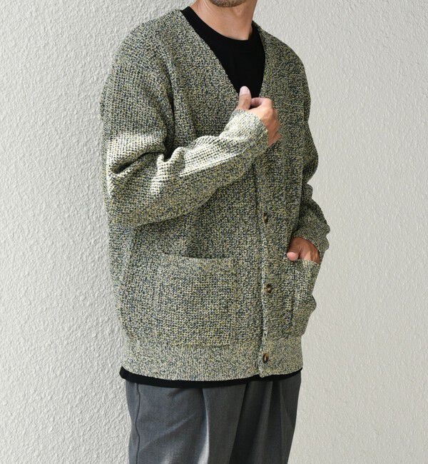 SHIPS any「SHIPS any: 〈手洗い可能〉メランジ カラー ミックス リラックス カーディガン◇」|カーディガン|イエロー