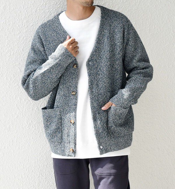 SHIPS any「SHIPS any: 〈手洗い可能〉メランジ カラー ミックス リラックス カーディガン◇」|カーディガン|