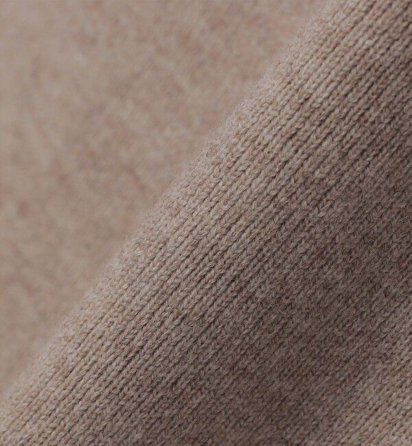 SHIPS「City Ambient Products:〈手洗い可能〉コンパクトリブ ワンポイント ロゴ ニット」|ニット・セーター|