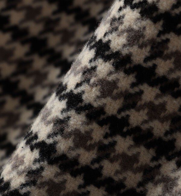 SHIPS any「SHIPS any: cafissi ハウンドトゥース ワイド テーパード パンツ」|チノ|