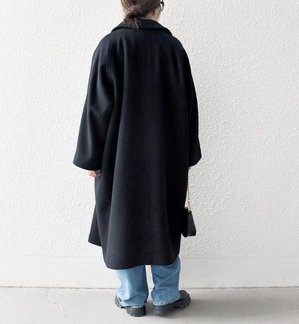 SHIPS any「SHIPS any: バルマカーン コクーン コート 25AW」|ステンカラーコート|