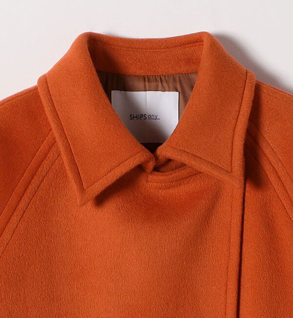 SHIPS any「SHIPS any: バルマカーン コクーン コート 25AW」|ステンカラーコート|