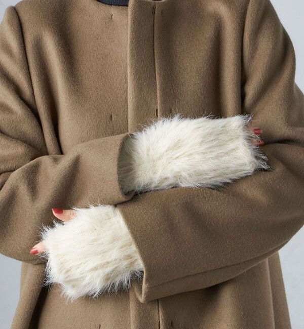 SHIPS for women「シャギー アーム ウォーマー」|手袋|