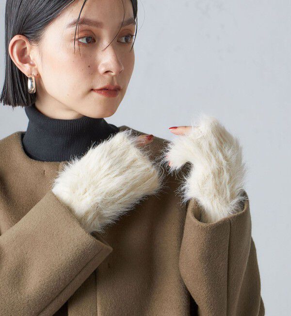 SHIPS for women「シャギー アーム ウォーマー」|手袋|