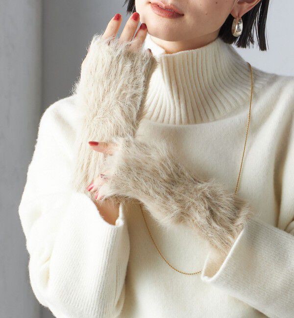 SHIPS for women「シャギー アーム ウォーマー」|手袋|