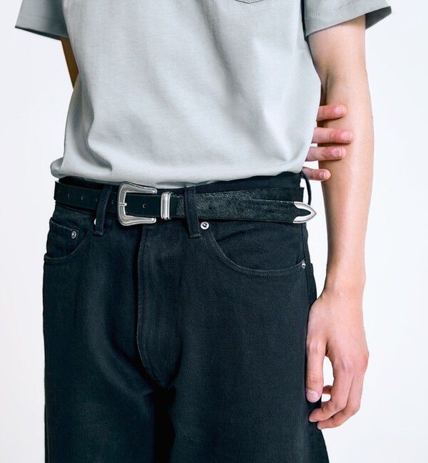 SHIPS「City Ambient Products: ワンサイズ ウエスタンベルト」|ベルト|