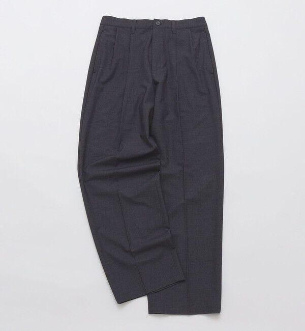 SHIPS「City Ambient Products: ツイル 2タック ワイド スラックス」|スラックス|