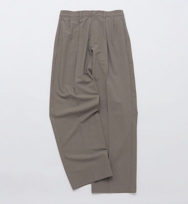 SHIPS「City Ambient Products: ツイル 2タック ワイド スラックス」|スラックス|