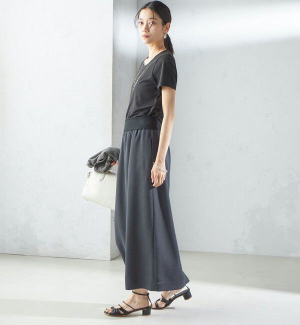 SHIPS for women「〈手洗い可能〉SORONA(R) クルーネック TEE」|Tシャツ・カットソー|