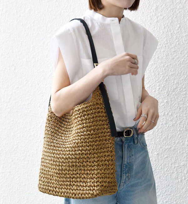 SHIPS any「SHIPS any: ショルダー ベルト ペーパー トート バッグ」|トートバッグ|