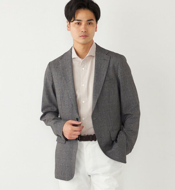 SHIPS Colors 「SHIPS Colors:〈洗濯機可能〉AVANT(R) AIR ジャケット(セットアップ対応)◇」|テーラードジャケット|ダークグレー