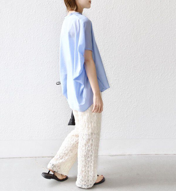 SHIPS for women「〈手洗い可能〉ラッセル レース イージー パンツ」|その他|