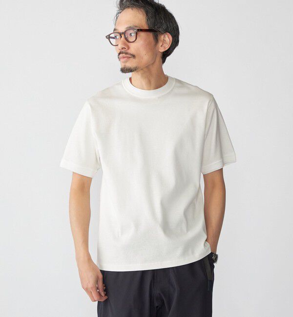 SHIPS「SHIPS: リンキング  フライス Tシャツ」|Tシャツ・カットソー|ホワイト