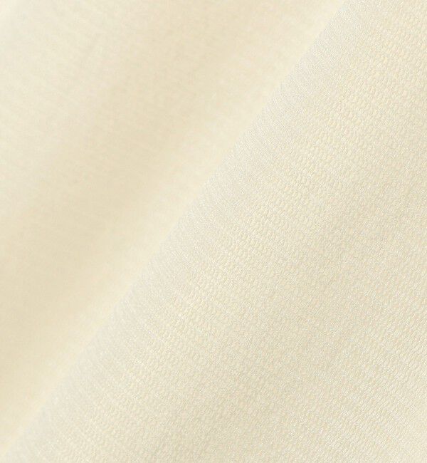 SHIPS for women「〈手洗い可能〉ストレッチ チュール ロング スリーブ TEE」|Tシャツ・カットソー|