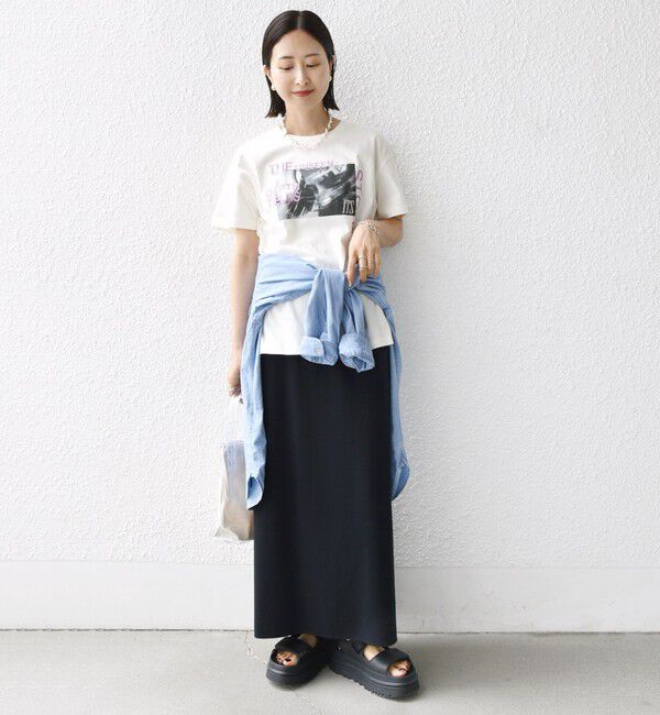 SHIPS for women「【WEB限定】フォト 刺繍 TEE」|Tシャツ・カットソー|