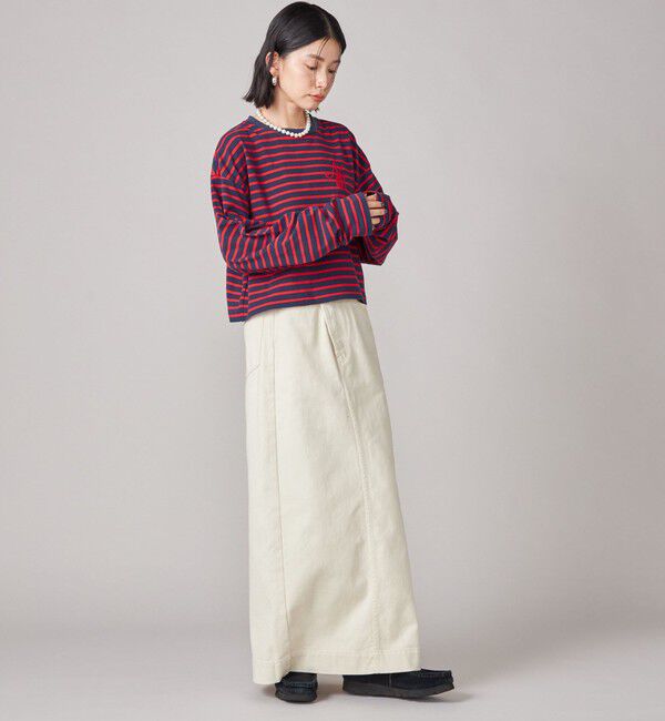 SHIPS for women「SHIPS NINE CASE:〈洗濯機可能〉フロント スラント スカート」|スカート|