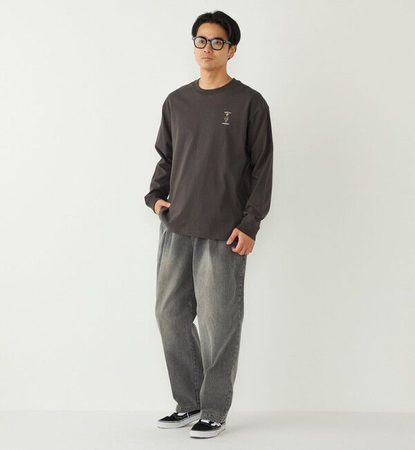 SHIPS Colors 「SHIPS Colors:〈洗濯機可能〉デニム ワイド テーパード トラウザーズ◇」|デニム|