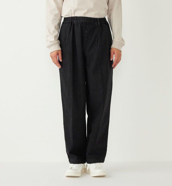 SHIPS Colors 「SHIPS Colors:〈洗濯機可能〉デニム ワイド テーパード トラウザーズ◇」|デニム|