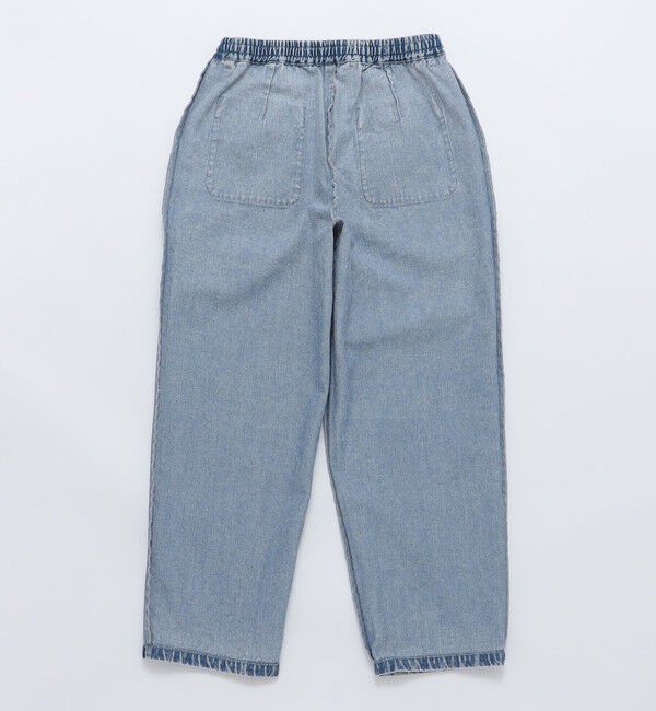 SHIPS Colors 「SHIPS Colors:〈洗濯機可能〉デニム ワイド テーパード トラウザーズ◇」|デニム|