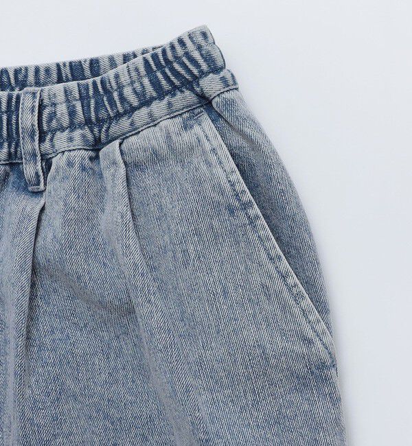 SHIPS Colors 「SHIPS Colors:〈洗濯機可能〉デニム ワイド テーパード トラウザーズ◇」|デニム|