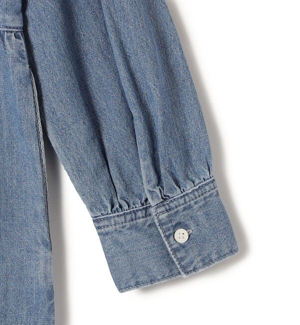 SHIPS for women「〈洗濯機可能〉ライトオンス デニム ウエスト 切替 ワンピース」|ワンピース|