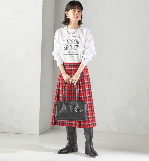 SHIPS for women「《一部追加予約》チェック ボックス プリーツ スカート」|スカート|